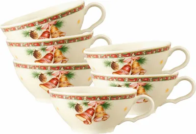 Produktbild von Seltmann Weiden Marieluise Weihnachtsnostalgie Teetasse 130 ml 6er Set