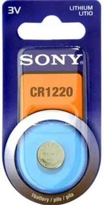 Produktbild von Sony CR1220B1A, Einwegbatterie, Lithium-Ion (Li-Ion), 3 V, 38 mAh