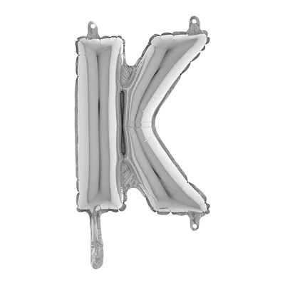 Produktbild von 14"/Ø36cm Buchstabe silber | K