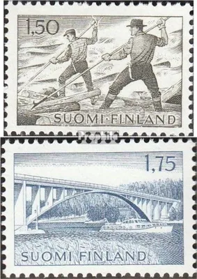 Produktbild von Briefmarken Finnland 1963 Mi 582x-583x (kompl.Ausg.) postfrisch Freimarken
