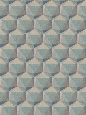 Obrázok produktu pre Vliesová tapeta 38748-4 Nara Geometric blue beige