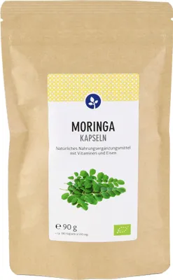 Obrázok produktu pre Moringa 400 mg kapsuly – prírodné železo a vitamíny, 180 ks kapsúl