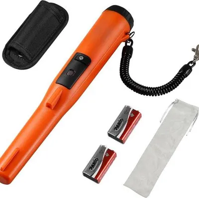 Image de Kit de détecteur de métaux étanche, 3 modes, écran LCD, pile 9 V