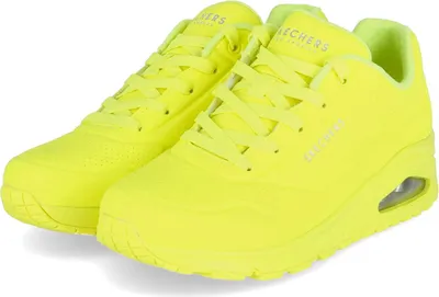 Obrázok produktu pre Skechers 73667/NYEL Dámske nízke tenisky UNO-NIGHT-SHADES Neon Yellow Synthetic Veľkosť: 38