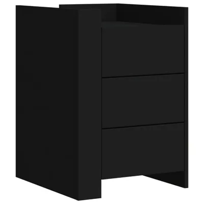 Produktbild von Nachttisch Schwarz 45x50x65 cm Holzwerkstoff