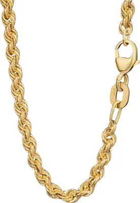Produktbild von 45cm Zopfkette 585 Gelb Gold 14 Karat Halskette Kordel hohl 3,3mm Breit 3663
