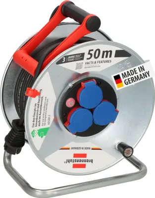 Produktbild von Brennenstuhl Garant S IP44 Kabeltrommel 50m - Robuste Lösung für Außenbereiche