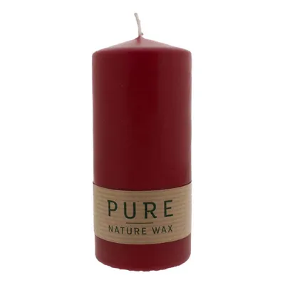 Produktbild von PURE Natural Wax Kerze - Karminrot 130x60