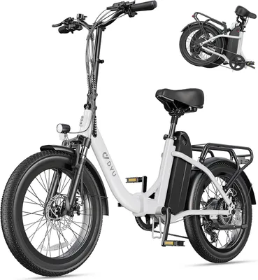 Produktbild von E Bike Herren Damen Elektrofahrräder-Ebike 48V 15.6Ah , E Bike 20 * 3.0 Zoll, E-Bike 7-Gang Getriebe LED-Display, 250W Motor & 25km/h,Klappräder City