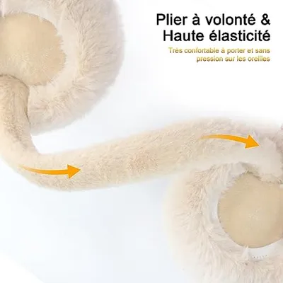 Warme Ohrwärmer für Damen aus 100% Polyester, Hauptbild
