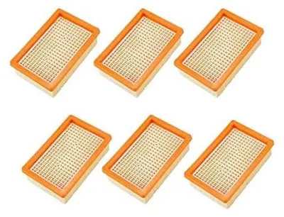 Produktbild von Filter Für Kärcher MV4 MV5 MV6 WD4 WD5 WD6, 6er-Pack, Flachfilter Mit Hoher Wasserabscheideleistung, Für Nass- Und Trockensauger