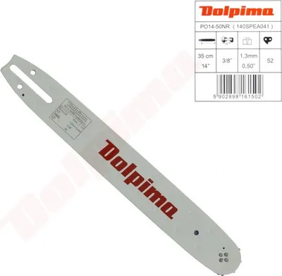 Zdjęcie produktu dla Prowadnica miecza Dolpima 3/8 1,3Mm 35Cm/14 ( 140Spea041 )