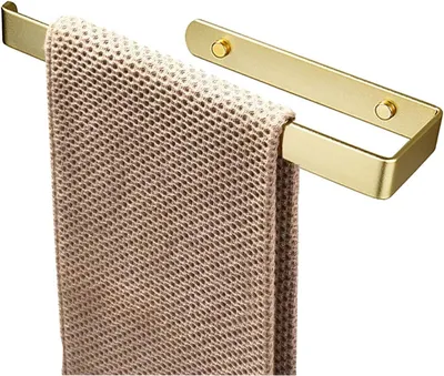 Produktbild von Handtuchhalter - Handtuchstange - Badezimmerorganisation - Ohne Bohren - 315 cm - Goldfarben