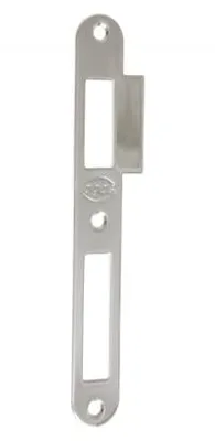 Produktbild von ALFA 165/22 Türschließblech flach einflüglig 72 mm Chrom