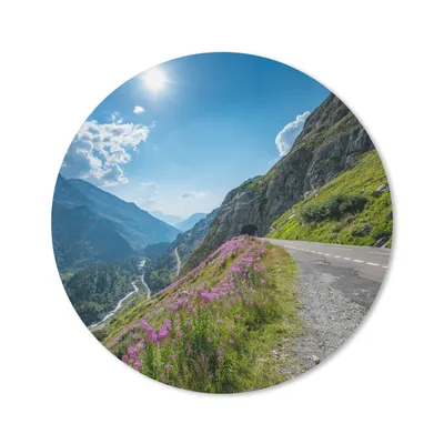 Produktbild von MuchoWow® Mauspad Mousepad Schweiz - Alpen - Natur 20x20 cm - Mousepads - Maus Mat - Pad - Mausunterlage - Schreibtischmatte