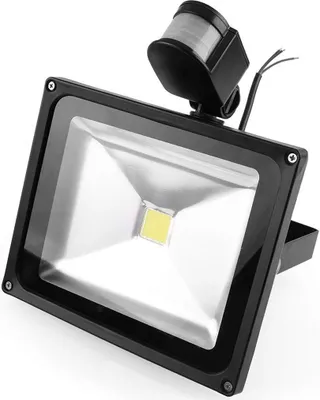 Immagine prodotto di Greenmigo 30W LED Floodlight con sensore di movimento Bianco caldo Alluminio IP65 Faretto da esterno Impermeabile Faretto Faretti