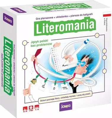 Zdjęcie produktu dla Gra planszowa Literomania dla Dzieci 5-8 lat