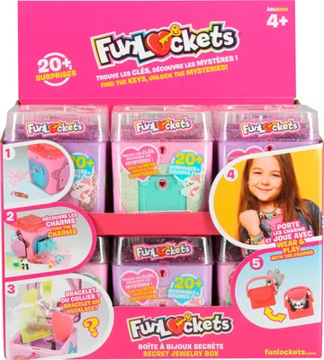 Produktbild von Jumbo FunLockets - Geheimes Schmuckkästchen, 4 Jahr(e), Metall, Papier, Kunststoff, Mehrfarbig, 20 Stück(e)