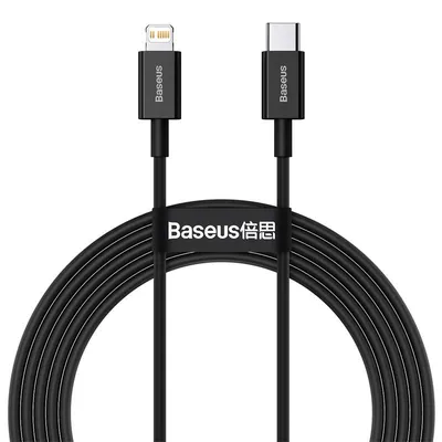 Zdjęcie produktu dla Kabel Baseus Superior USB-C - Lightning 2,0 m PD 20W czarny