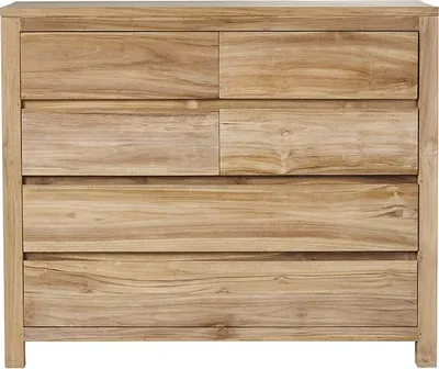 Produktbild von Kommode Teakholz massiv 120 cm modern