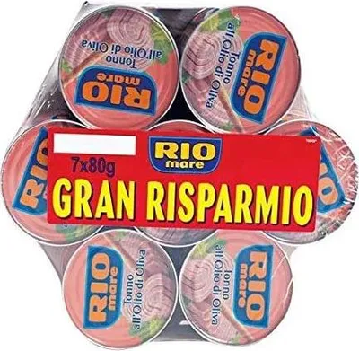 Produktbild von Mega Pack 7x80g Rio Stute Thunfisch in Olivenöl