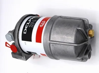 Produktbild von Delphi HDF296 Kraftstoff-Wasser-Trenner mit Aluminiumbehälter, 45 Liter/Stunde