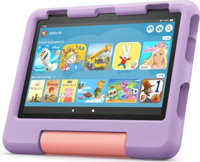 Zdjęcie produktu dla Amazon Fire HD 8 Kids Edition 2022 WiFi 32 GB / 2 GB - Tablet - czarny/fioletowy