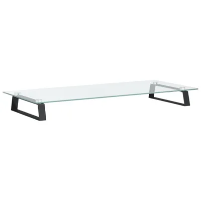 Produktbild von vidaXL Monitorständer Schwarz 80x35x8 cm Hartglas und Metall