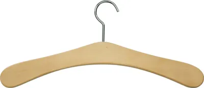 Garderobenhänger-Set, 3 Stück, Natur, Lotusholz, 44 x 17,5 cm