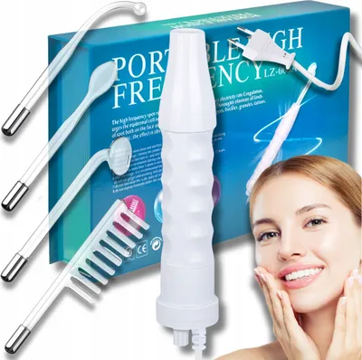 Produktbild von OMNA | Darsonval Gerät Derma Wand Pro LZ006A - 4 Elektroden - Hautpflege für strahlende Haut