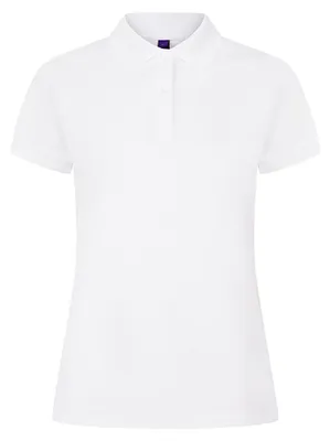 Image de Henbury - Polo imperméable pour femmes LT5930 (L) (blanc)