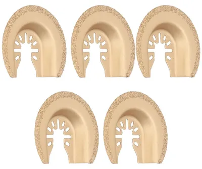 Imagen del producto de Hoja de sierra semicircular oscilante, con dientes individuales, de carburo de diamante, para multiherramienta