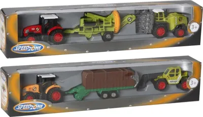 Produktbild von TTC METAL Traktor mit Anhänger