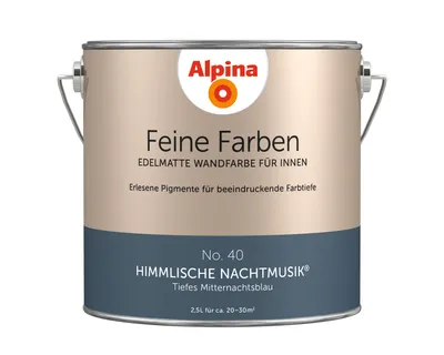 Produktbild von Alpina Feine Farben No. 40 Himmlische Nachtmusik® edelmatt 2,5 Liter