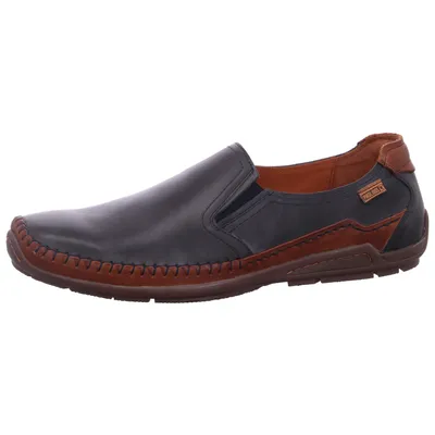 Produktbild von Pikolinos Herren Slipper Leder Halbschuhe Azores 06H-3128, Größe:46 EU, Farbe:Blau