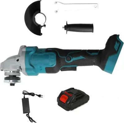 Obrázek produktu pro Úhlová bruska, bezkartáčový motor, 3 rychlosti, 1 * akumulátor, 125 mm