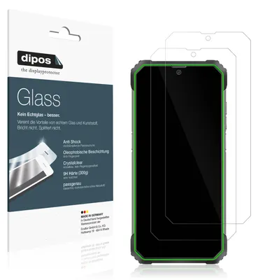 Zdjęcie produktu dla 2x Folia ochronna dla Blackview BV8800 - Antywstrząsowa folia 9H z tworzywa sztucznego ze szkła dipos