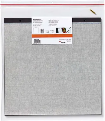 Produktbild von Walther Ergänzungsblätter Schraubenalbum Premium schwarz 36x36 cm