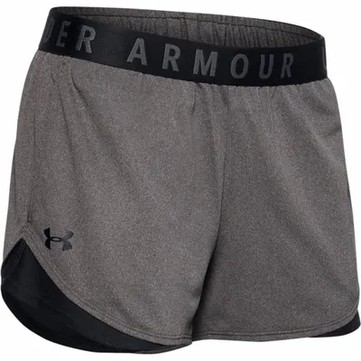 Produktbild von Under Armour Damen Play Up Shorts 3.0 - 1344552, Farbe:Schwarz/Grau Meliert, Textil:M