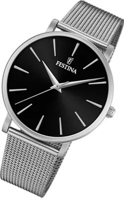 Produktbild von Festina Damen Uhr Ladies Classic F20475/4 Edelstahl Armband-Uhr silber UF20475/4