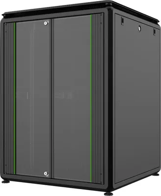 Produktbild von Lanview by Logon - Schrank Netzwerkschrank - 800 x 800 mm, data line - freistehend - Schwarz, RAL 9005 - 20U - 48.3 cm (19")