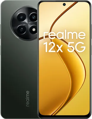 Produktbild von realme 12x 5G Smartphone 6,67" 6GB+128GB Glühend Schwarz Android 14