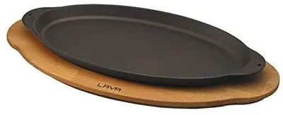 Obrázok produktu pre Sambonet Ghisa Smaltata Gusseisen/Holz Fischpl.15x29/Brett 44221S30