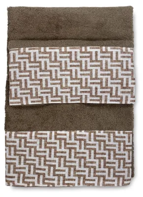 Productafbeelding van Handdoekenset van Puur Katoen, Fashion Beige