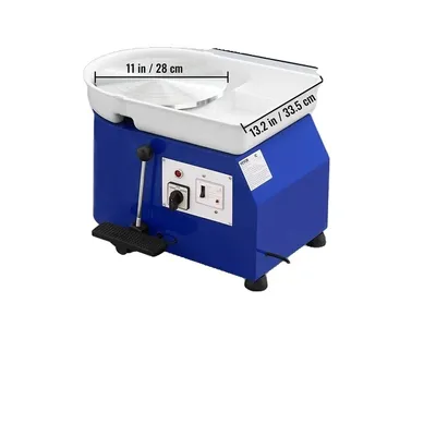 Produktbild von Töpferscheibe, einstellbare Geschwindigkeit, benutzerfreundliche Steuerung, 350W 5kg Blau