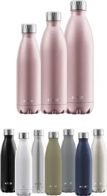 Produktbild von Famanu Trinkflasche Edelstahl - 18 Stunden warm, 24 Stunden kalt