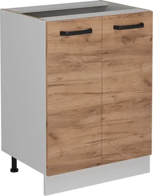 Produktbild von Küchenunterschrank Vicco R-Line Goldkraft Eiche 60 cm ohne Arbeitsplatte, Model 52256