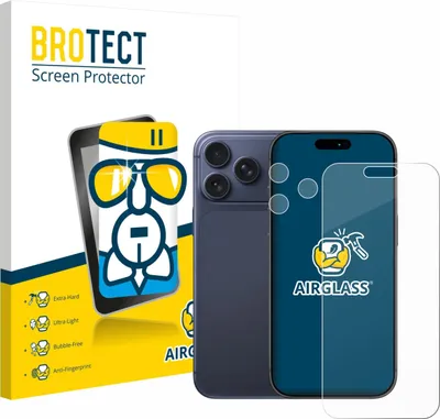 Produktbild von BROTECT Schutzglas für Apple iPhone 17 Pro Max (Display+Kamera) Schutzfolie Panzer Folie Glas Display Schutz klar