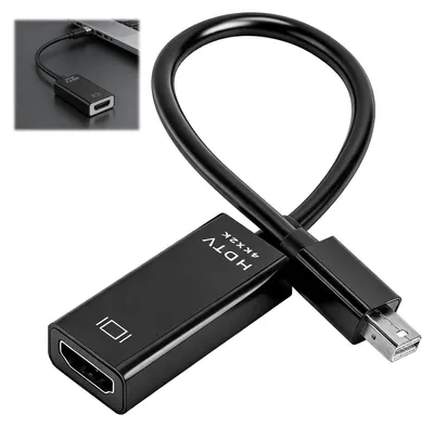 Immagine prodotto di Adattatore Mini DisplayPort a HDMI 4K, convertitore da mini DP a HDMI per Thunderbolt 2