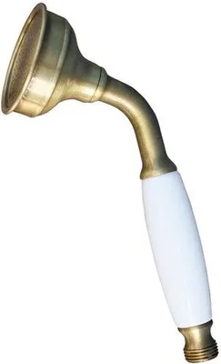 Image de Pommeau de douche manuel RAV Slezák KS0017SM, style rétro, couleur laiton vieilli